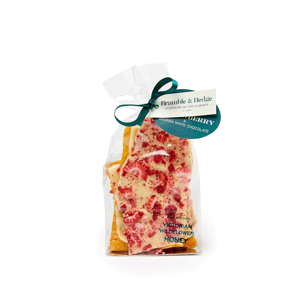 Bramble & Hedge - Honeycomb with candied Raspberry and Strawberry