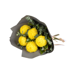 Gemini - Yellow Disbud Flower Bouquet