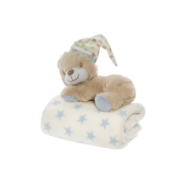 
                  
                    Liam Blue Teddy Bear Gift Pack (22cmHT) - Blooming Gorgeous
                  
                