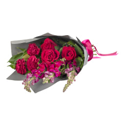 Capricorn - Pink Flower Bouquet Blooming Gorgeous