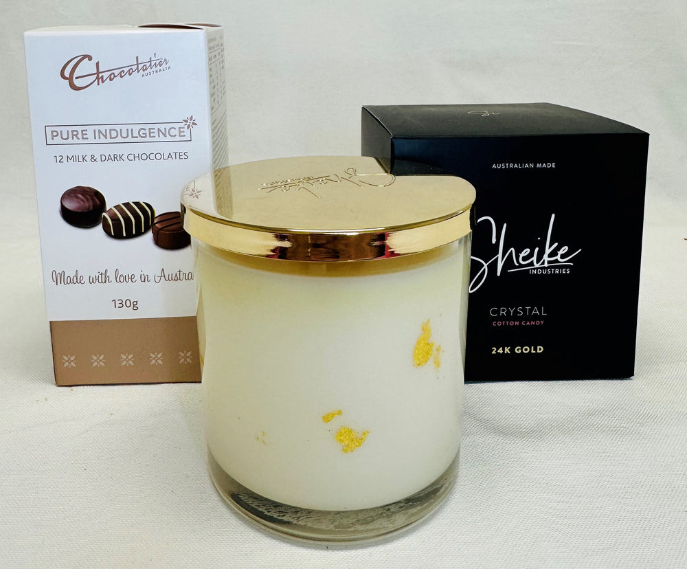 
                  
                    Deluxe Chocolate & Candle Gift Set
                  
                