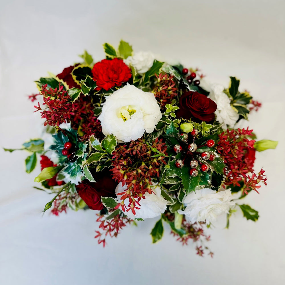 Festive Floral Table Centrepiece