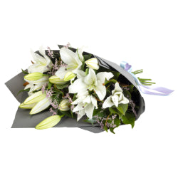 Pisces - Oriental Lily Flower Bouquet Blooming Gorgeous