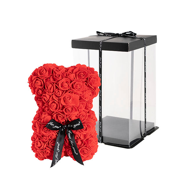 Amore Rose Bear - Tiffany Red Blooming Gorgeous