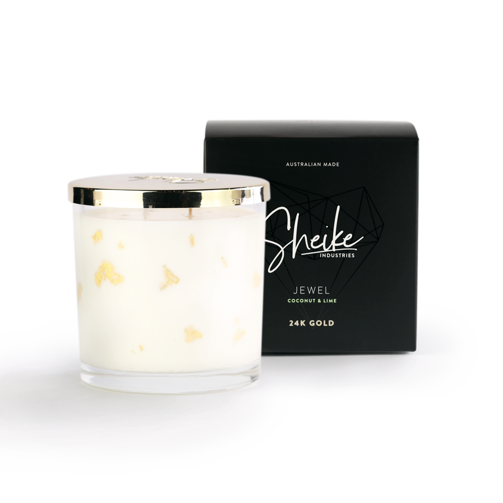 
                  
                    Jewel Coconut & Lime Scented Candle - Blooming Gorgeous
                  
                