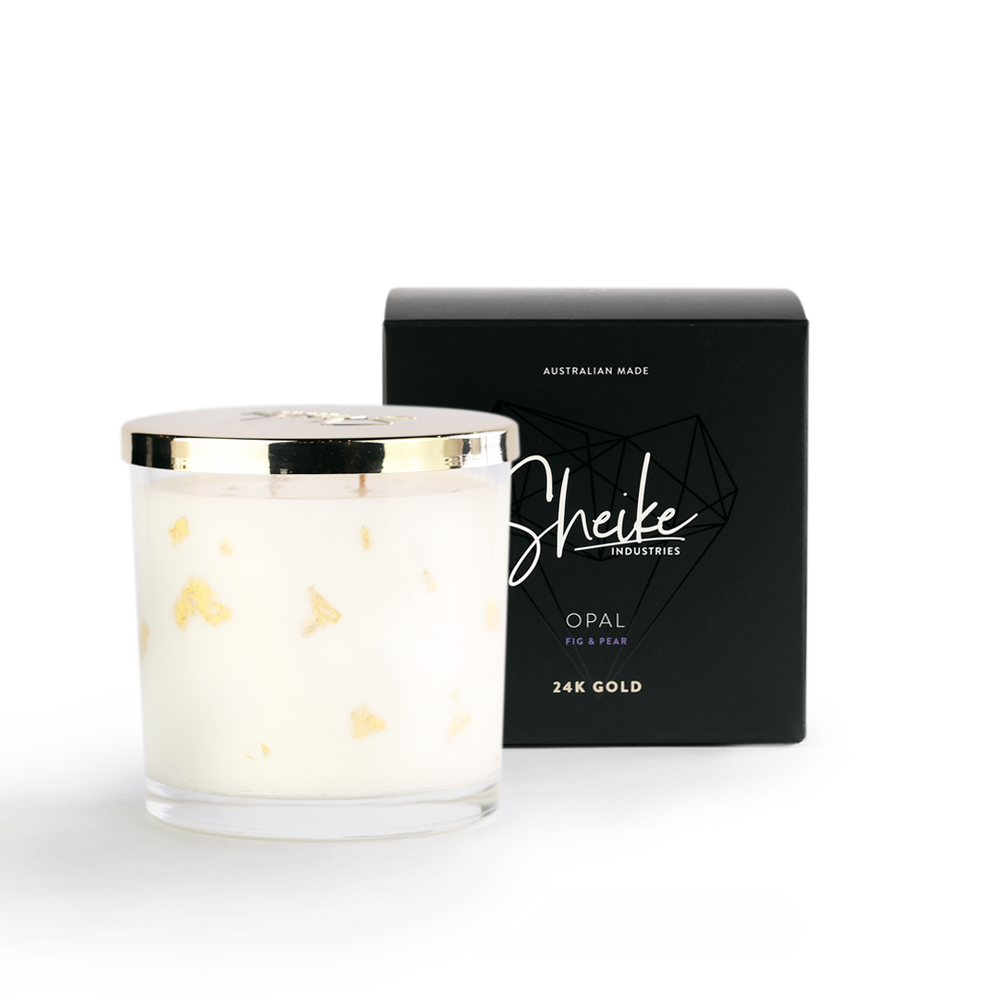 Opal Fig & Pear Scented Candle