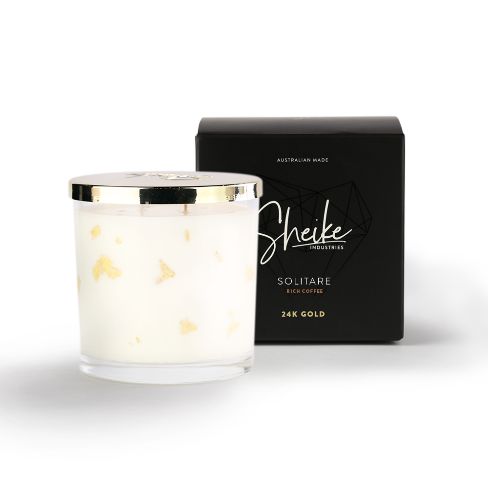 Solitare Rich Coffee Scented Candle - Blooming Gorgeous